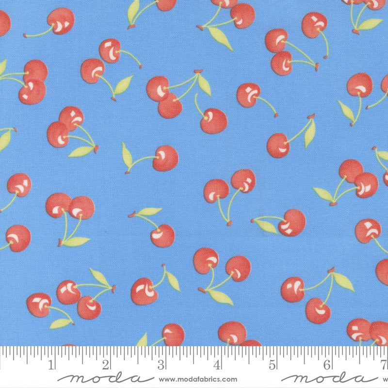 Fruit Cocktail Blueberry Cherry Orchard Yardage by Fig Tree & Co. for Moda Fabrics