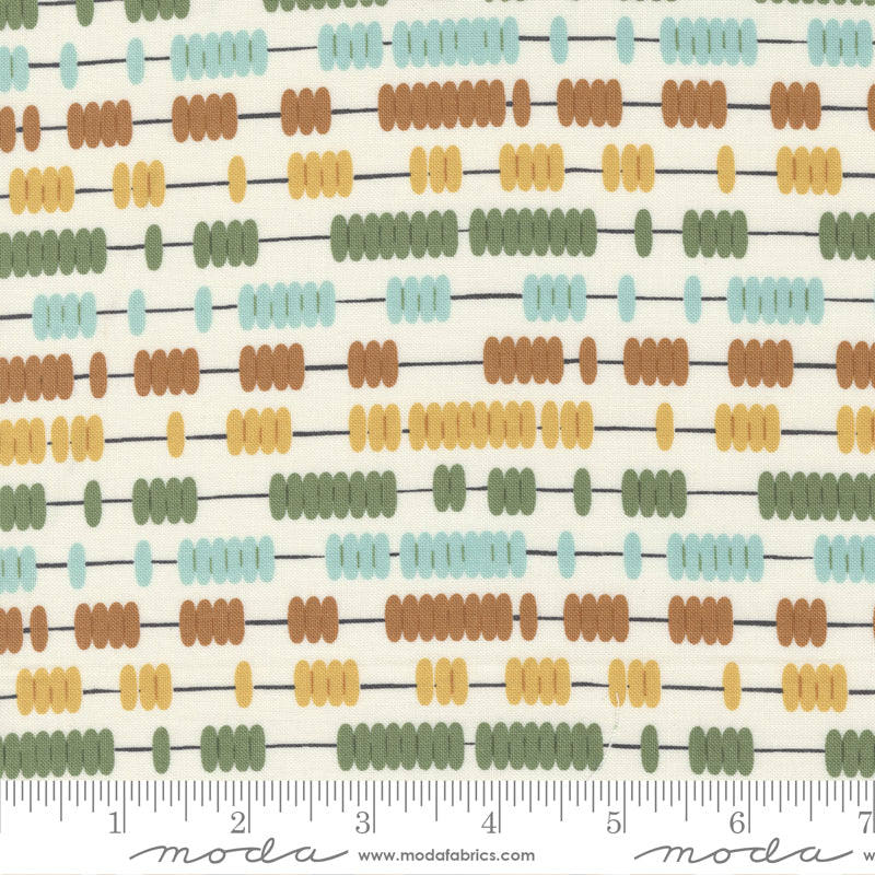 ABC XYZ Cream Abacus Yardage by Staci Iest Hsu for Moda Fabrics