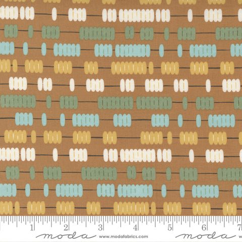 ABC XYZ Gold Abacus Yardage by Stacy Iest Hsu for Moda Fabrics