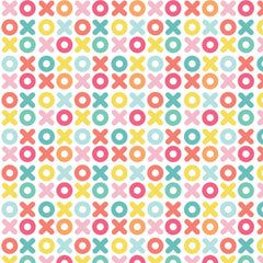 Be The Rainbow White Bright XOXO yardage by Camelot Fabrics