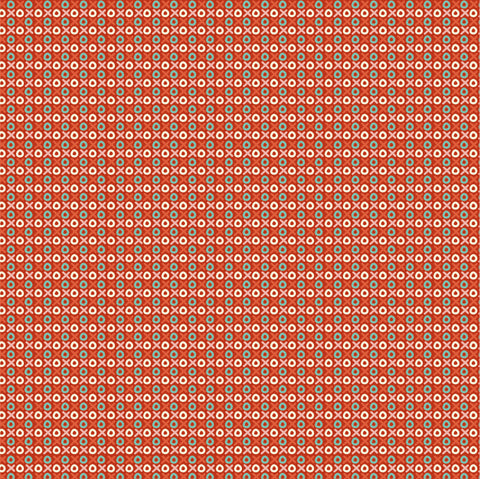 My Heart Belongs To My Farmer Red Kisses and Hugs Yardage by Lori Woods for Poppie Cotton Fabrics