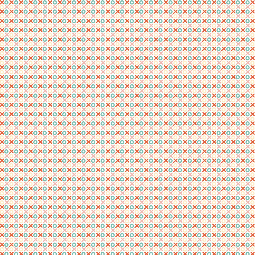 My Heart Belongs To My Farmer White Kisses and Hugs Yardage by Lori Woods for Poppie Cotton Fabrics