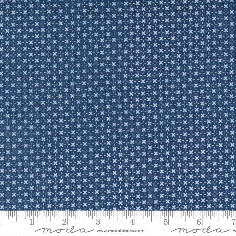 Morning Light Bluebird Beds and Borders Yardage by Linzee McCray for Moda Fabrics
