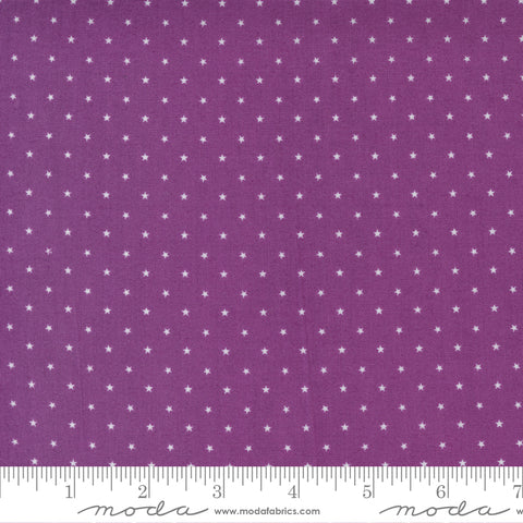 Twinkle Plum Tiny Stars Yardage by April Rosenthal for Moda Fabrics