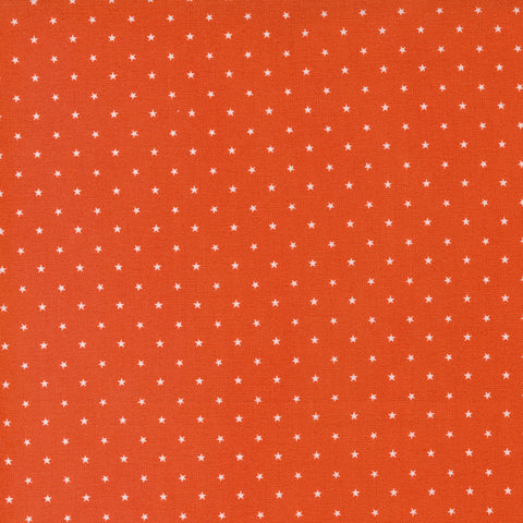 Twinkle Pumpkin Tiny Stars Yardage by April Rosenthal for Moda Fabrics