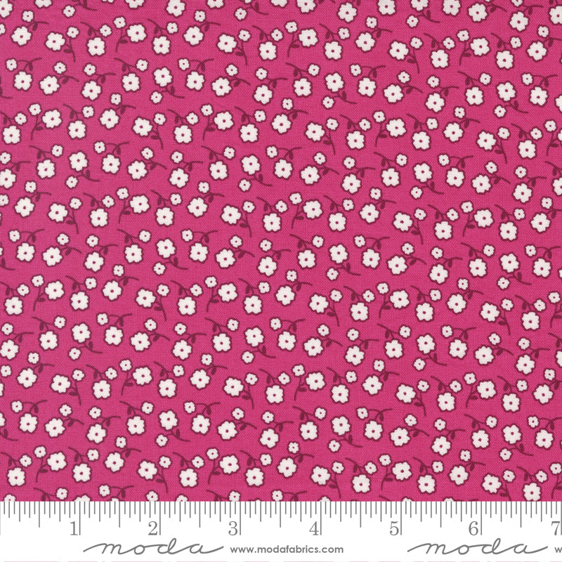 Zinnia Berrylicious Sunny Flowers Yardage by April Rosenthal for Moda Fabrics