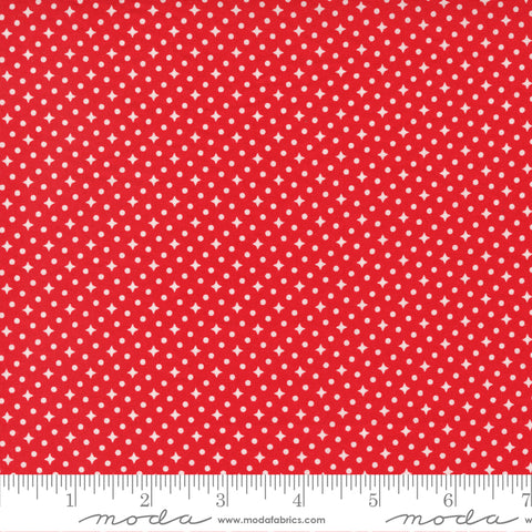 Zinnia Ruby Pollen Yardage by April Rosenthal for Moda Fabrics