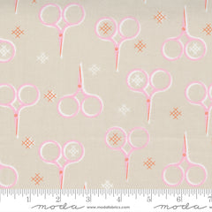 Make Time Cloud Scissors Yardage by Aneela Hoey for Moda Fabrics