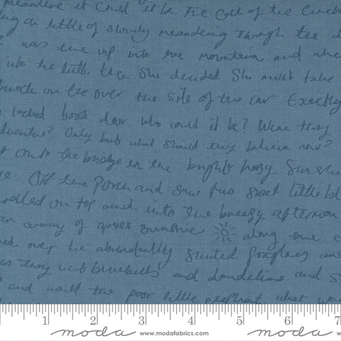 Meander Indigo Story Yardage by Aneela Hoey for Moda Fabrics