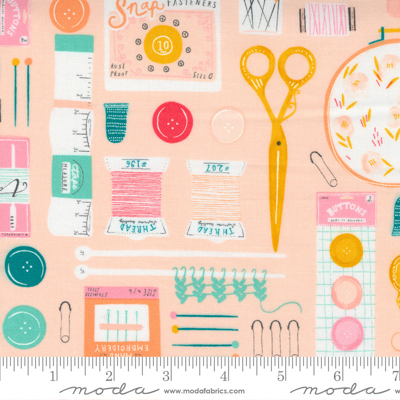 Sew Wonderful Bellini A Wonderful Notion Yardage by Paper & Cloth for Moda Fabrics