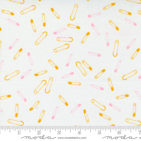 Sew Wonderful Powder Multi Pin It Up Yardage by Paper & Cloth for Moda Fabrics