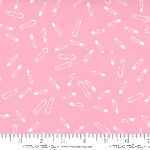 Sew Wonderful Lovely Pink Pin It Up Yardage by Paper & Cloth for Moda Fabrics