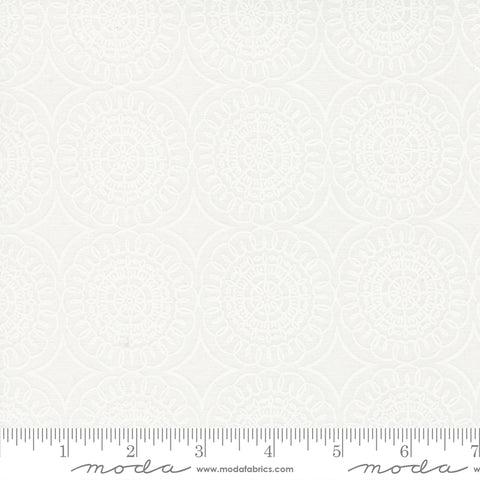Coriander Seeds White Medallion Yardage by Corey Yoder for Moda Fabrics
