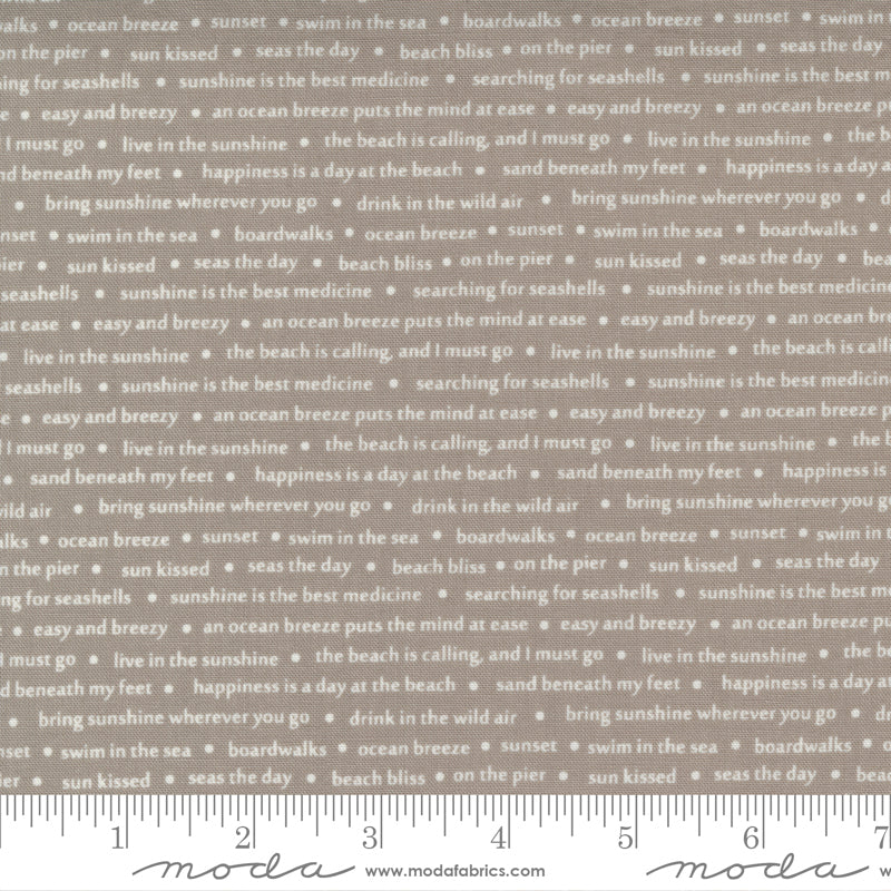 Seashore Drive Pebble Sea Song Yardage by Sherri & Chelsi for Moda Fabrics
