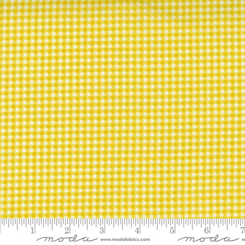Seashore Drive Citrine Picnic Check Yardage by Sherri & Chelsi for Moda Fabrics