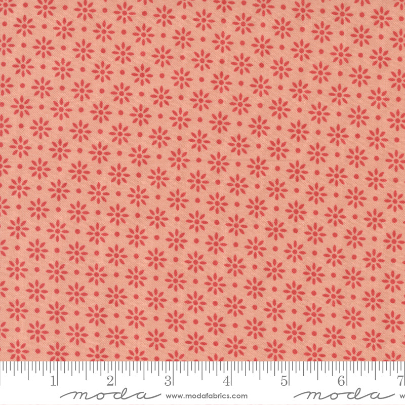 Emma Peach Floret Yardage by Sherri & Chelsi for Moda Fabrics