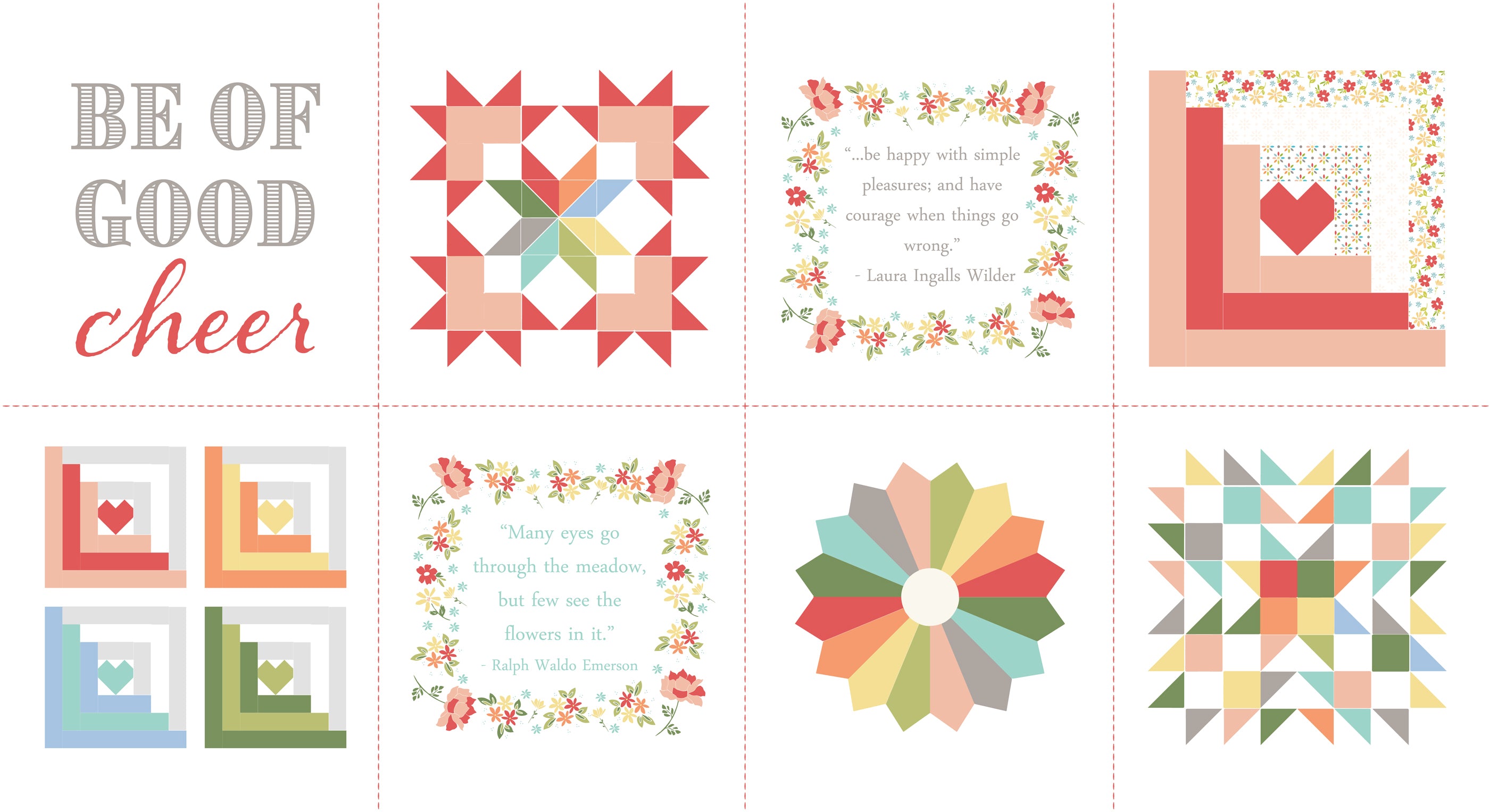 Emma Multi Panel by Sherri & Chelsi for Moda Fabrics