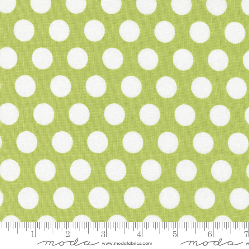 Simply Delightful Pistachio Dots Yardage by Sherri & Chelsi for Moda Fabrics