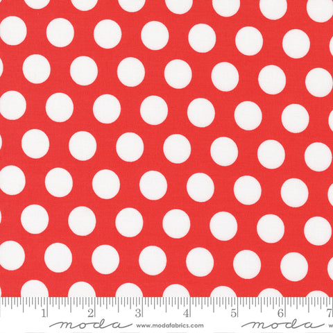 Simply Delightful Geranium Dots Yardage by Sherri & Chelsi for Moda Fabrics