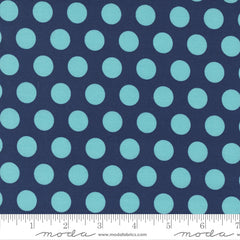 Simply Delightful Nautical Blue Dots Yardage by Sherri & Chelsi for Moda Fabrics