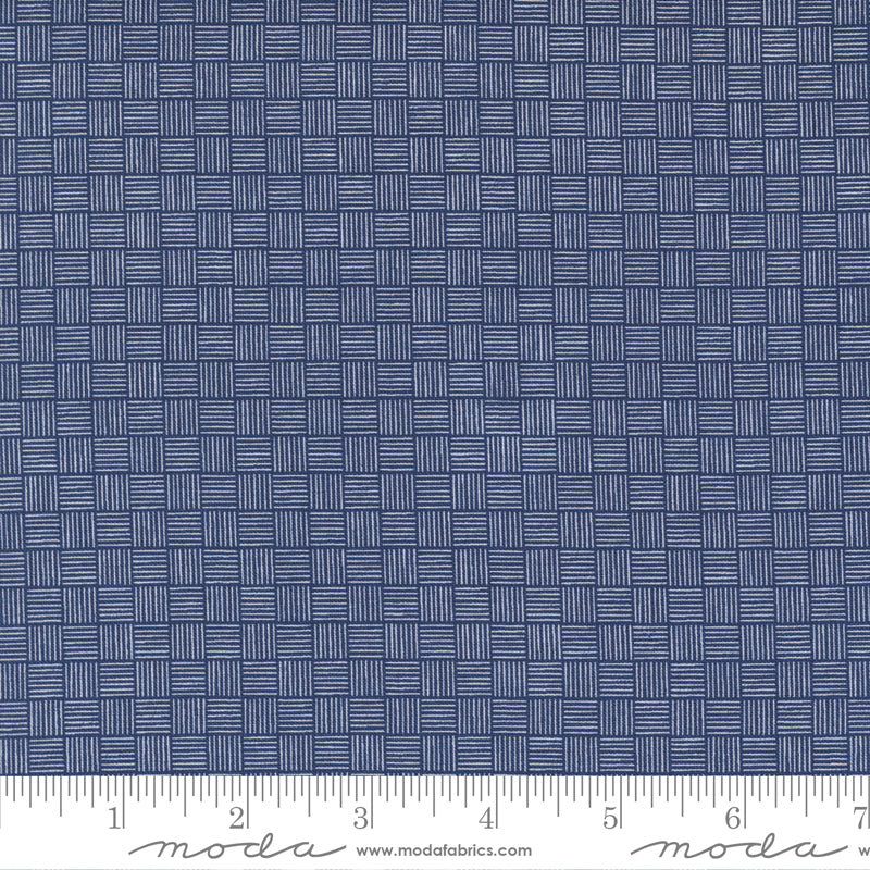 Simply Delightful Nautical Blue Waffle Yardage by Sherri & Chelsi for Moda Fabrics