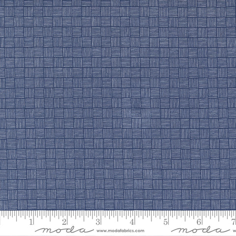 Simply Delightful Nautical Blue Waffle Yardage by Sherri & Chelsi for Moda Fabrics