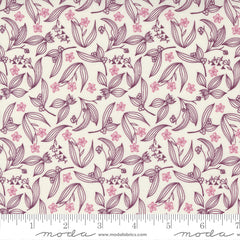 Wild Meadow Porcelain Boysenberry Fairy Circles Yardage by Sweetfire Road for Moda Fabrics