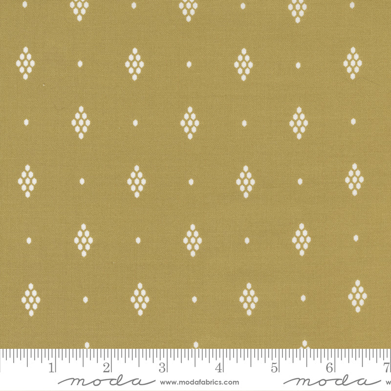 Wild Meadow Bronze Honeycomb Yardage by Sweetfire Road for Moda Fabrics