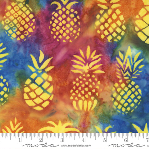Beachy Batiks Coral Reef Pineapples Yardage by Moda Fabrics
