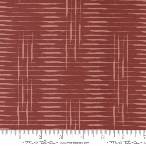 Slow Stroll Cinnamon Cattail Crossing Yardage by Fancy That Design House for Moda Fabrics