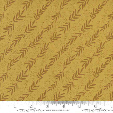 Songbook A New Page Bronze Reaching Yardage by Fancy That Design House for Moda Fabrics