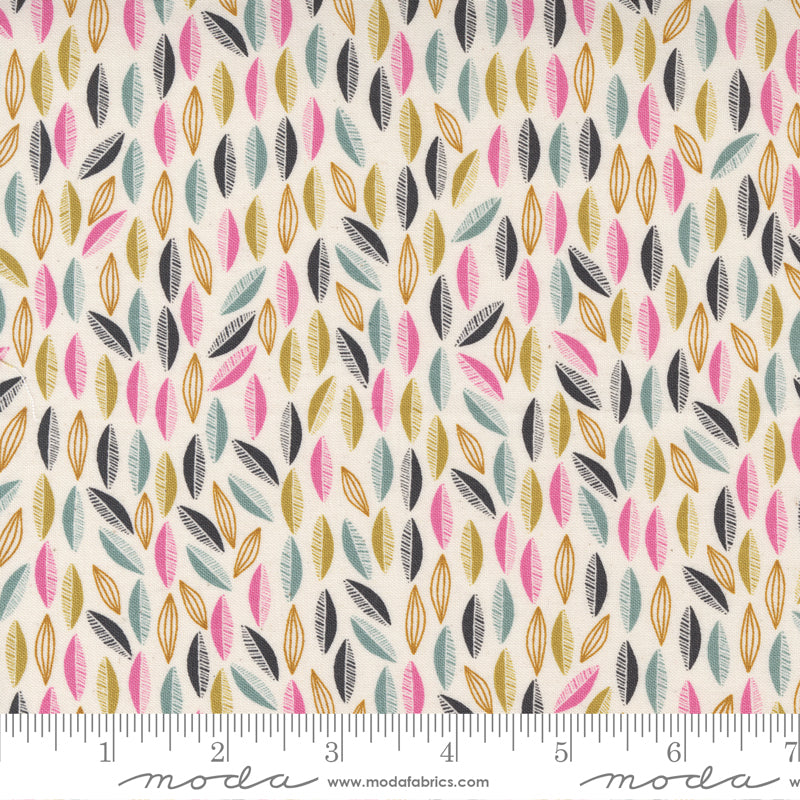 Songbook A New Page Unbleached Cascade Yardage by Fancy That Design House for Moda Fabrics