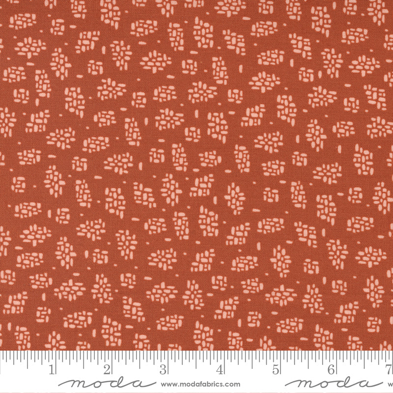Songbook A New Page Rust Stone Path Yardage by Fancy That Design House for Moda Fabrics