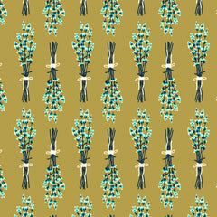 Homestead Life Twine Lotties Bouquet Yardage by Judy Jarvi for Windham Fabrics