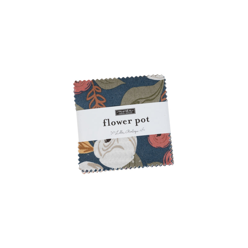 Flower Pot Mini Charm by Lella Boutique for Moda Fabrics