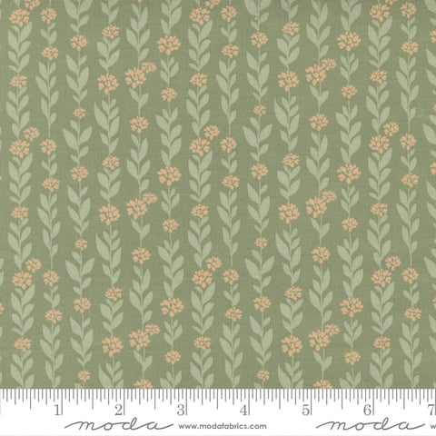 Country Rose Sage Climbing Vine Yardage by Lella Boutique for Moda Fabrics