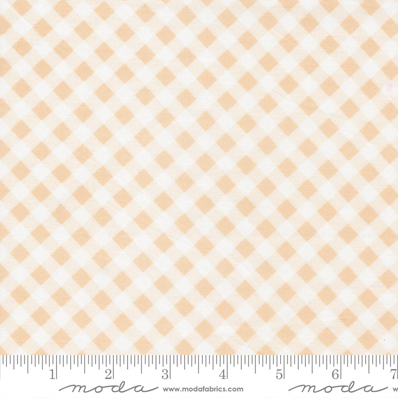 Country Rose Sunshine Gingham Checks Yardage by Lella Boutique for Moda Fabrics