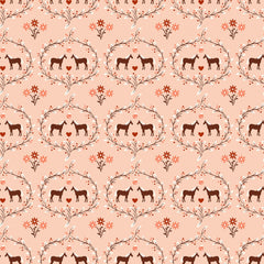 Cottage Farm Blushy Best Friends Yardage by Judy Jarvi for Windham Fabrics