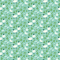 Cottage Farm Pond Happy Day Yardage by Judy Jarvi for Windham Fabrics