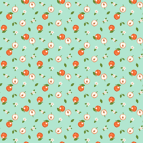 Cottage Farm Pond Apples Yardage by Judy Jarvi for Windham Fabrics