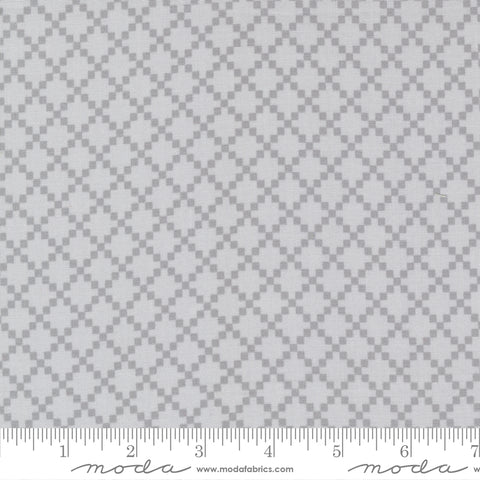 Dwell Gray Nine Patch Yardage by Camille Roskelley for Moda Fabrics