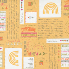 Renew Sunshine Daily Guide Yardage by Sweetwater for Moda Fabrics