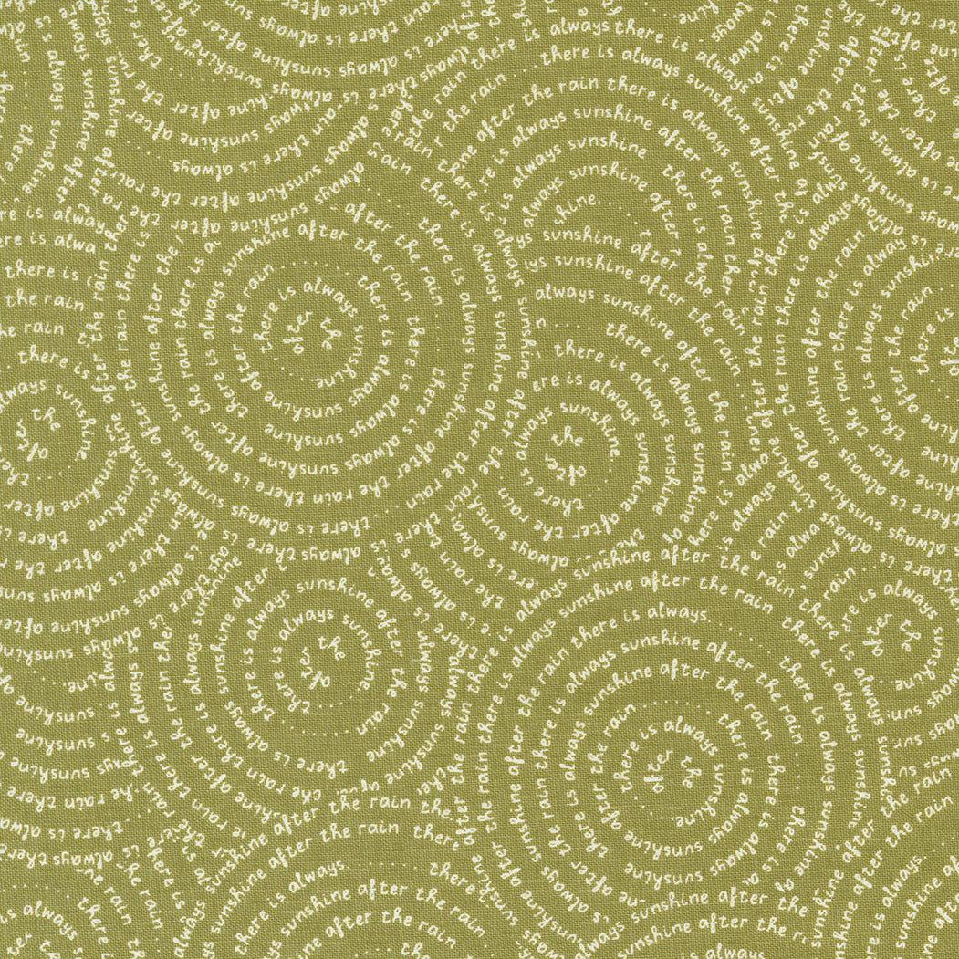 Renew Grass Swirl Yardage by Sweetwater for Moda Fabrics