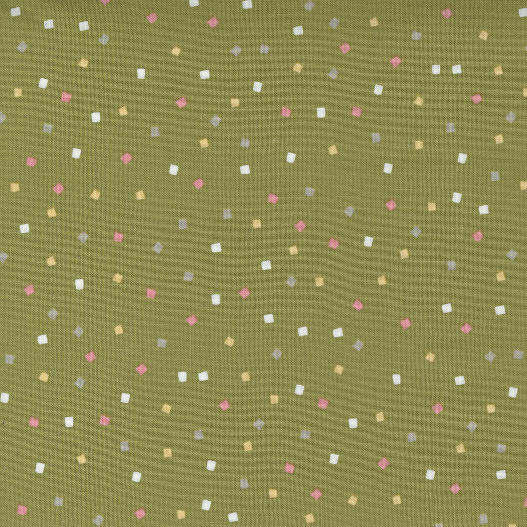 Renew Grass Confetti Yardage by Sweetwater for Moda Fabrics