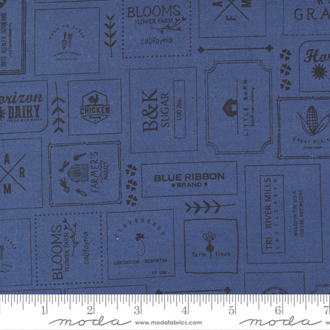 Graze Navy Farm Fresh Yardage by Sweetwater for Moda Fabrics