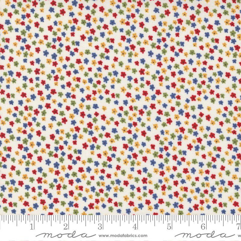 Graze Vanilla Blooms Yardage by Sweetwater for Moda Fabrics