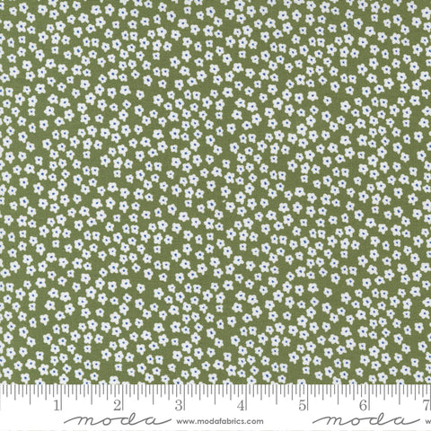 Graze Green Blooms Yardage by Sweetwater for Moda Fabrics