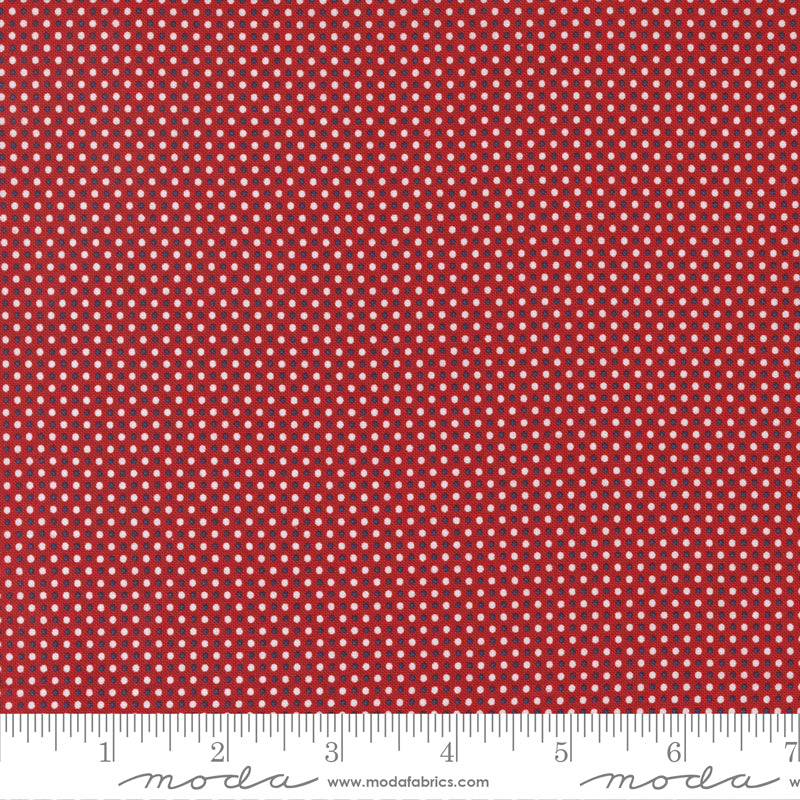 Graze Red Dots Yardage by Sweetwater for Moda Fabrics