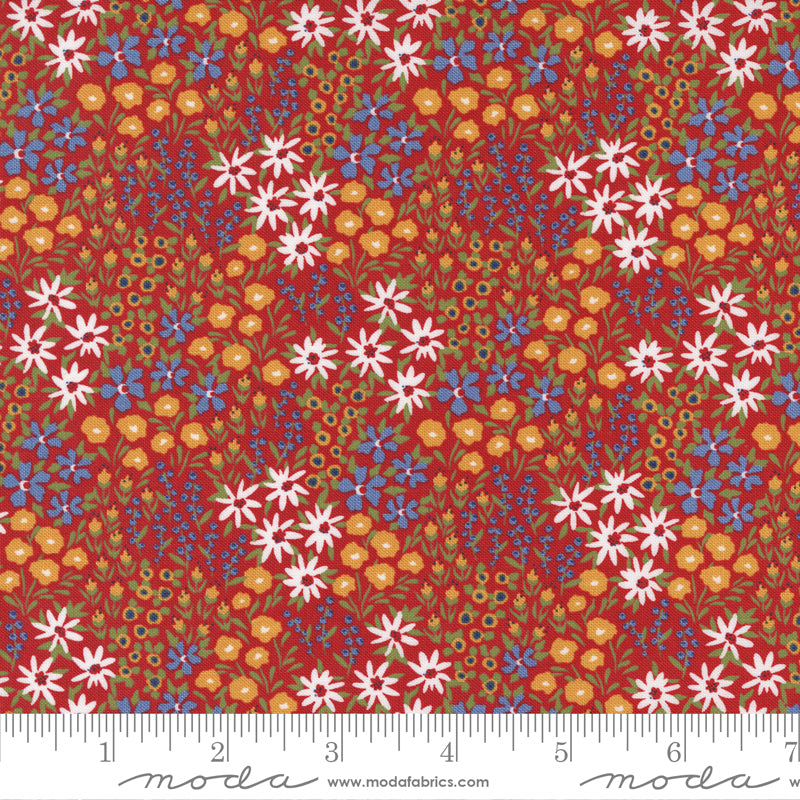 Graze Red Meadow Yardage by Sweetwater for Moda Fabrics