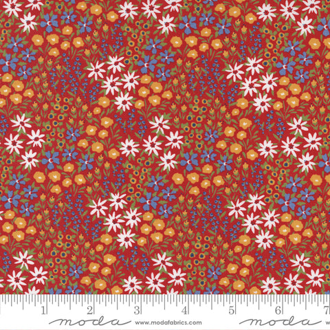 Graze Red Meadow Yardage by Sweetwater for Moda Fabrics